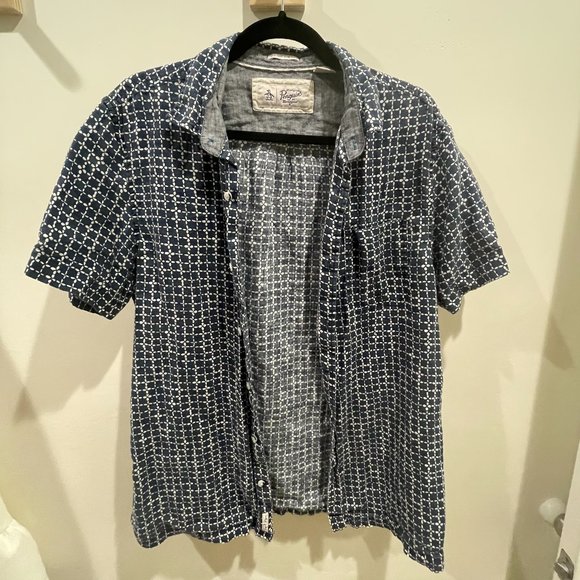 Penguin Patterned Button Up - Picture 1 of 2